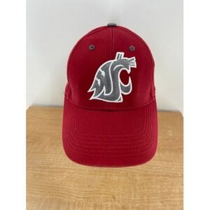 Washington State Cougars Hat Captivating Headwear Men's Adjustable Crimson
